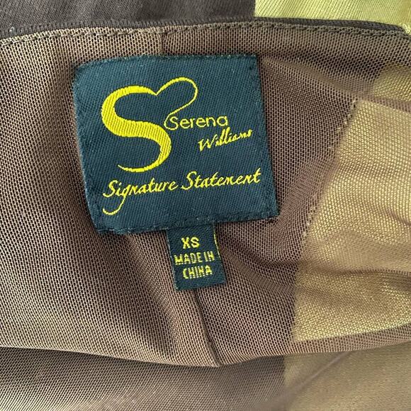 Serena Williams Signature Statement sz‎ XS block color maxi dress - Picture 8 of 8